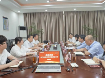 浙江電力協(xié)會(huì)領(lǐng)導(dǎo)來(lái)我公司調(diào)研指導(dǎo)工作！